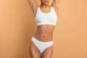 Woman with coolsculpting results in Denver, CO