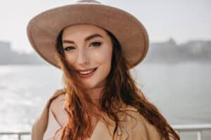 Woman with smooth skin from non-surgical treatment in Denver, CO